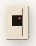Quadrado · Quadro geométrico Bauhaus — acabamento:slim