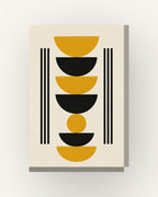 Ritmo · Quadro geométrico Bauhaus — acabamento:slim