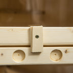 Gaiola de madeira para hamsters e outros pequenos roedores com várias plataformas 60x40x120cm — foto 7