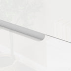 Cómoda com 6 Gavetas Cómoda de Dormitório Moderna com Sistema Anti-Tombo Cómoda para Sala de Estar Corredor 120x40x75 cm Branco — foto 8