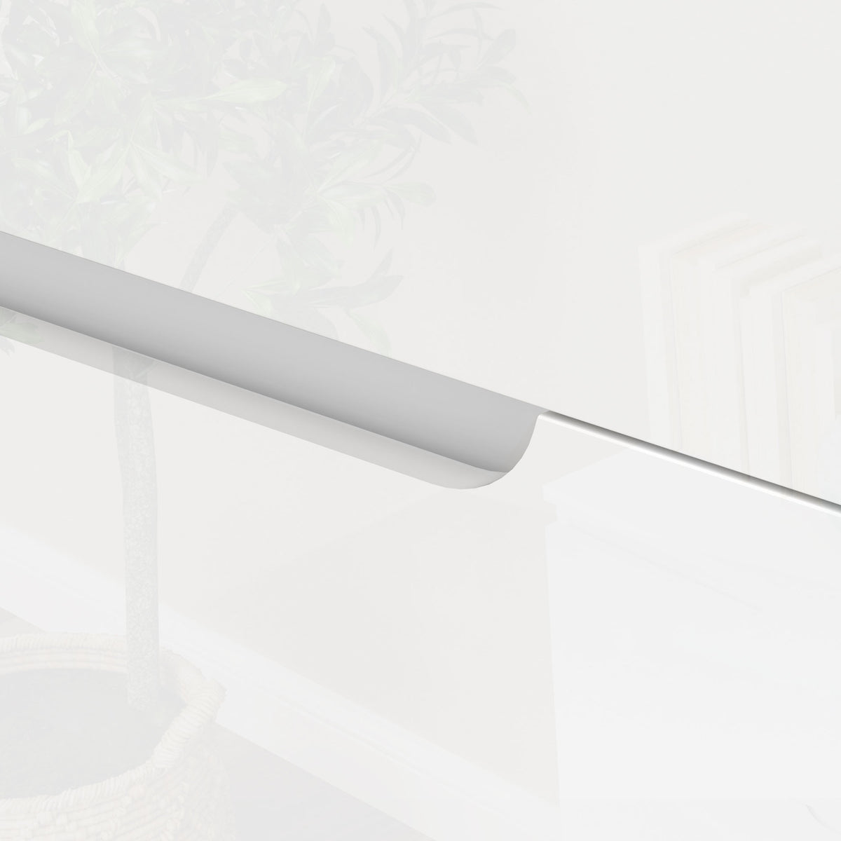 Cómoda com 6 Gavetas Cómoda de Dormitório Moderna com Sistema Anti-Tombo Cómoda para Sala de Estar Corredor 120x40x75 cm Branco — foto 8