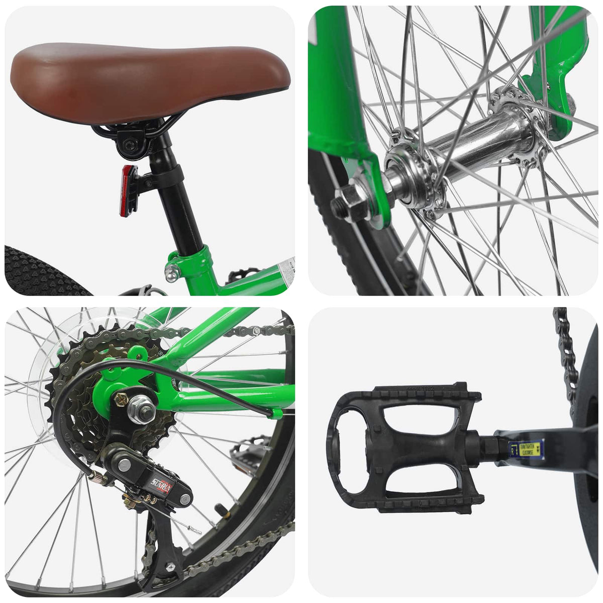 Bicicleta de Montanha 24 Polegadas 6-Velocidade para 8-12 anos — foto 4