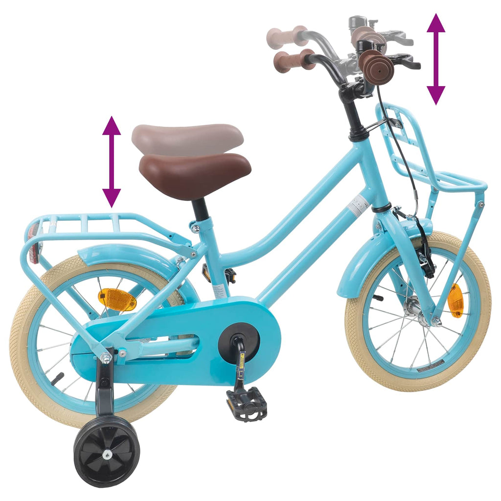 Bicicleta Infantil 12 Polegadas para 2-4 anos Azul-Claro — foto 7