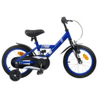 Bicicleta Infantil 12 Polegadas para 2-4 anos Azul Escuro — foto 1