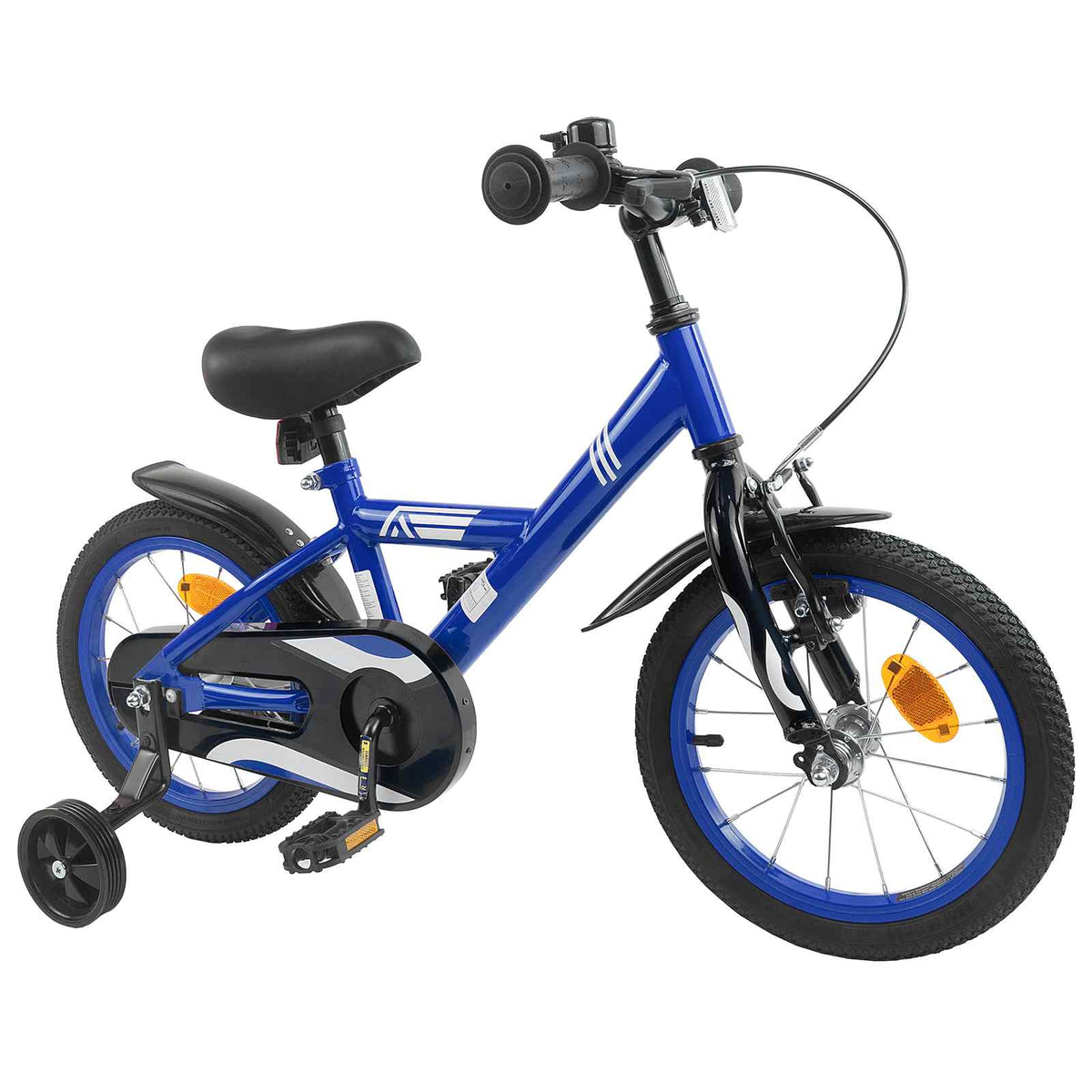 Bicicleta Infantil 12 Polegadas para 2-4 anos Azul Escuro — foto 2