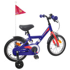 Bicicleta Infantil 12 Polegadas para 2-4 anos Azul Escuro — foto 3