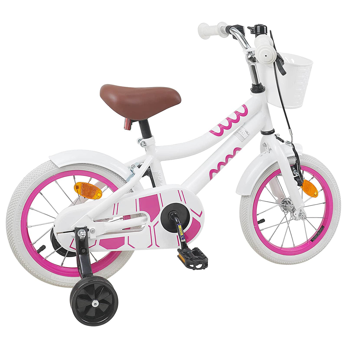Bicicleta Infantil 12 Polegadas para 2-4 anos Branco — foto 3