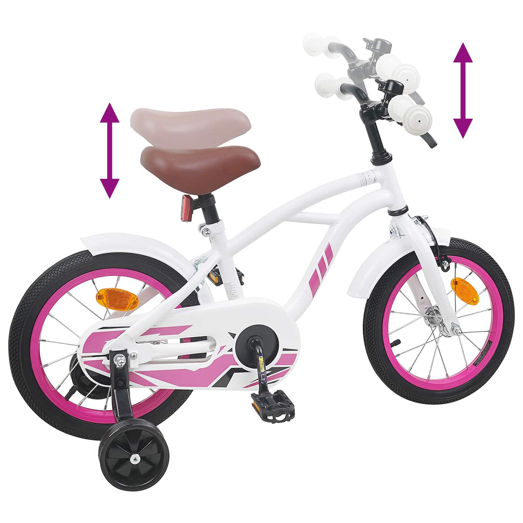 Bicicleta Infantil 12 Polegadas para 2-4 anos Branco — foto 7