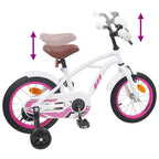 Bicicleta Infantil 12 Polegadas para 2-4 anos Branco — foto 7