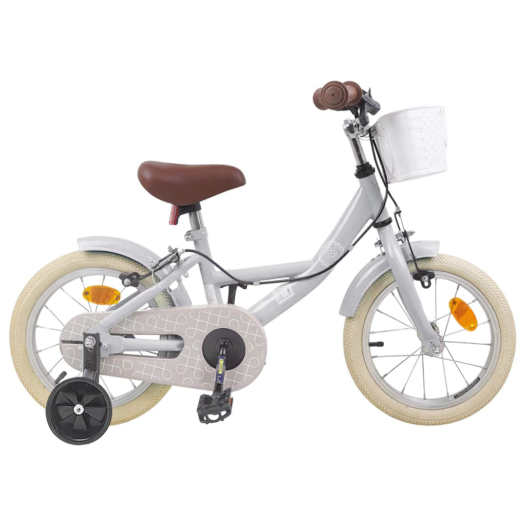 Bicicleta Infantil 12 Polegadas para 2-4 anos Cinzento-claro — foto 1