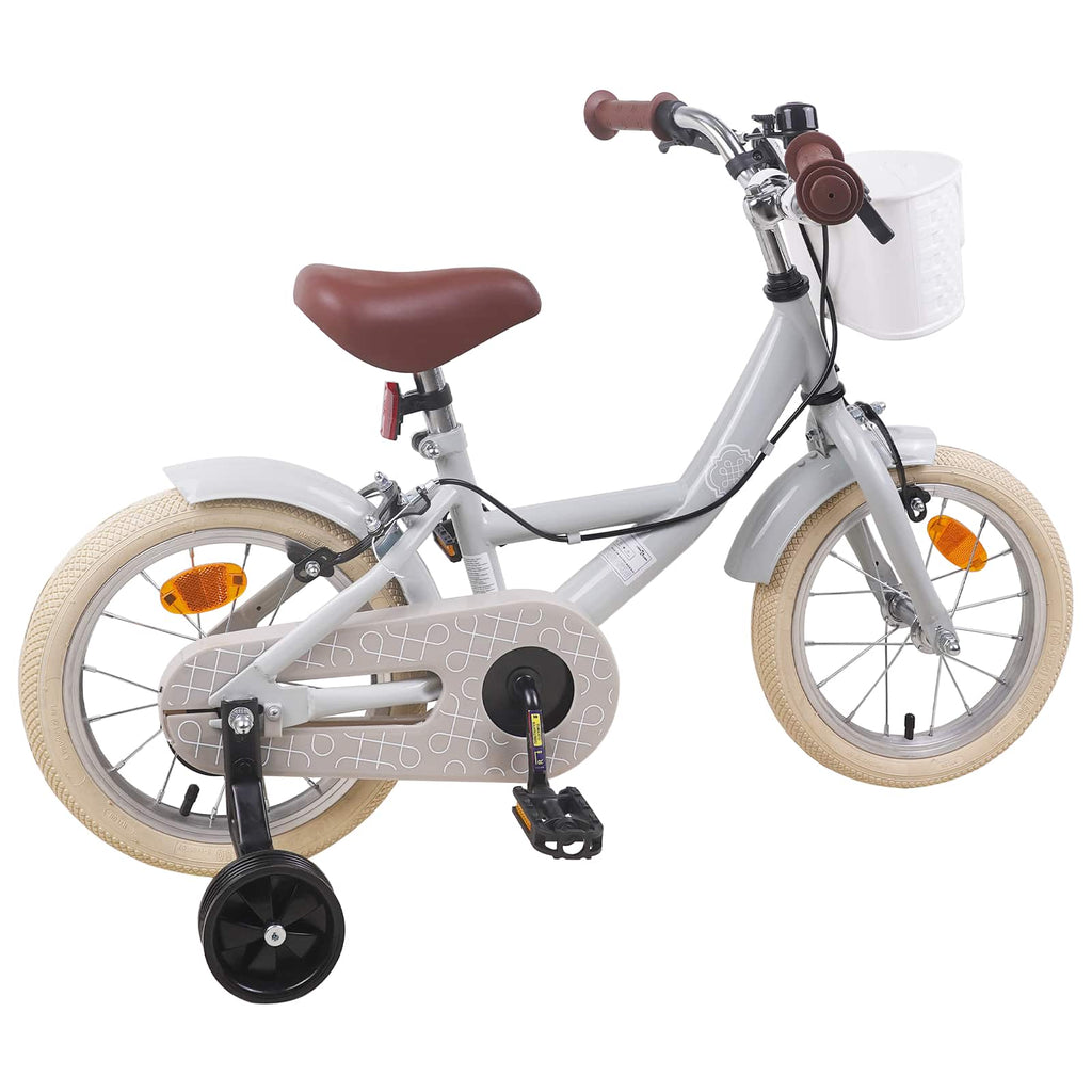 Bicicleta Infantil 12 Polegadas para 2-4 anos Cinzento-claro — foto 3