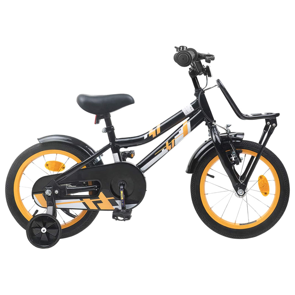 Bicicleta Infantil 12 Polegadas para 2-4 anos Laranja e Preto — foto 1