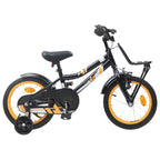 Bicicleta Infantil 12 Polegadas para 2-4 anos Laranja e Preto — foto 1