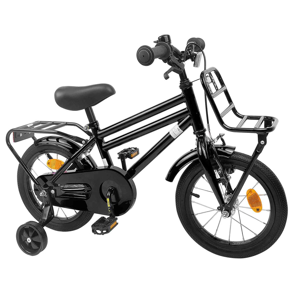 Bicicleta Infantil 12 Polegadas para 2-4 anos Preto — foto 2