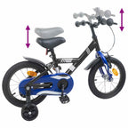 Bicicleta Infantil 12 Polegadas para 2-4 anos Preto — foto 7
