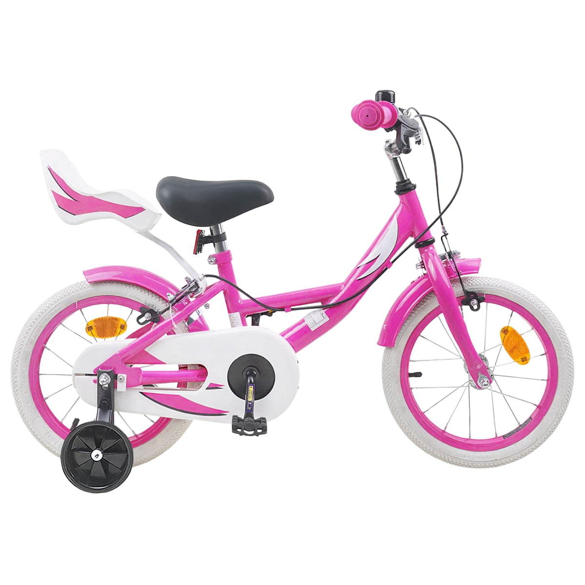 Bicicleta Infantil 12 Polegadas para 2-4 anos Rosa — foto 1