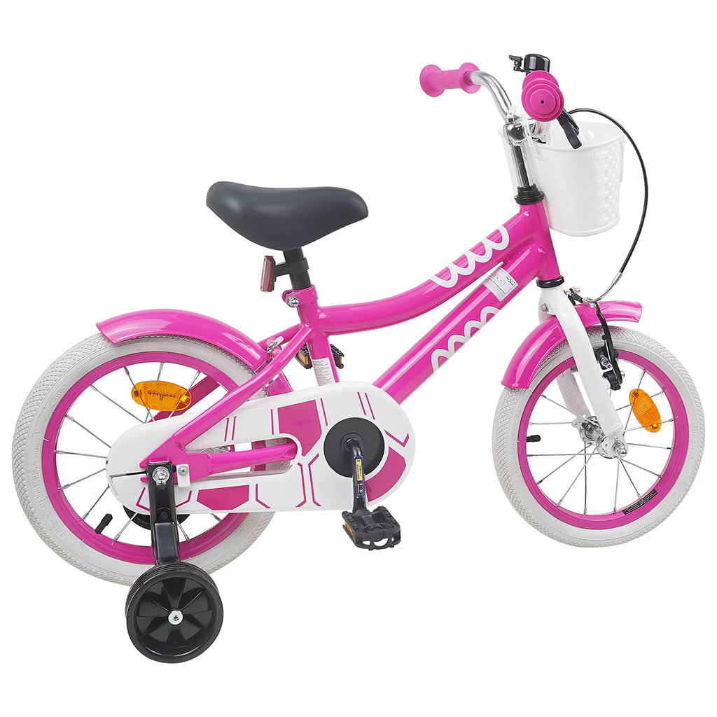 Bicicleta Infantil 12 Polegadas para 2-4 anos Rosa — foto 3