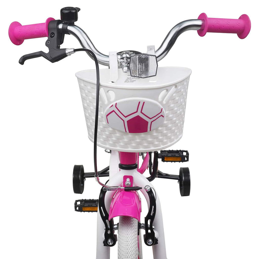 Bicicleta Infantil 12 Polegadas para 2-4 anos Rosa — foto 5