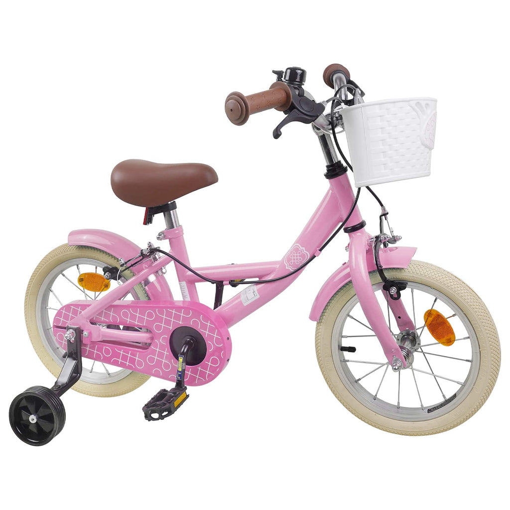 Bicicleta Infantil 12 Polegadas para 2-4 anos Rosa Claro — foto 2