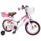 Bicicleta Infantil 12 Polegadas para 2-4 anos Rosa Claro — foto 2