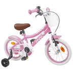 Bicicleta Infantil 12 Polegadas para 2-4 anos Rosa Claro — foto 2