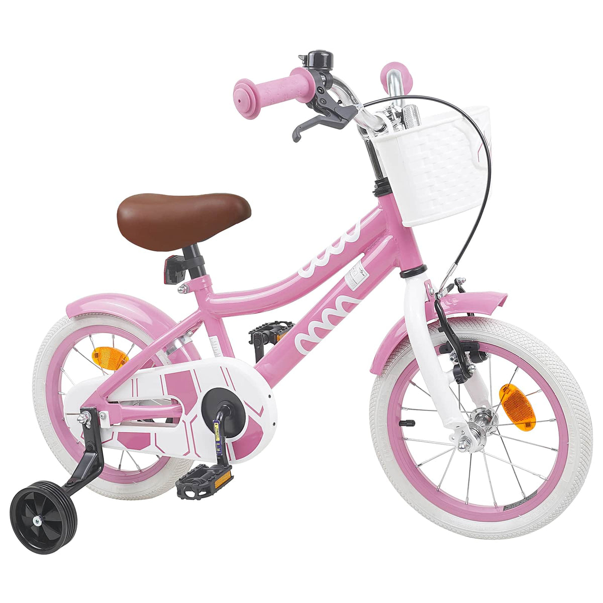 Bicicleta Infantil 12 Polegadas para 2-4 anos Rosa Claro — foto 2