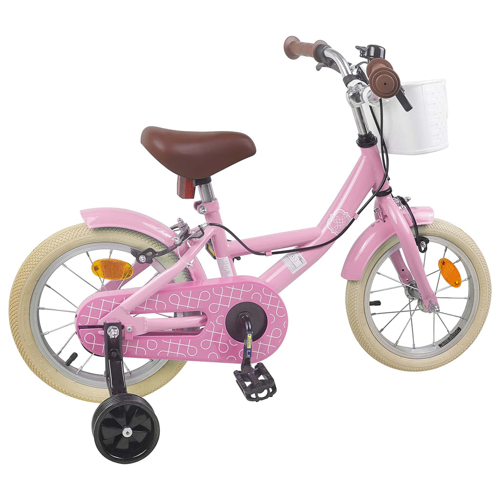 Bicicleta Infantil 12 Polegadas para 2-4 anos Rosa Claro — foto 3