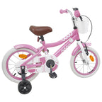 Bicicleta Infantil 12 Polegadas para 2-4 anos Rosa Claro — foto 3