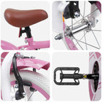 Bicicleta Infantil 12 Polegadas para 2-4 anos Rosa Claro — foto 4