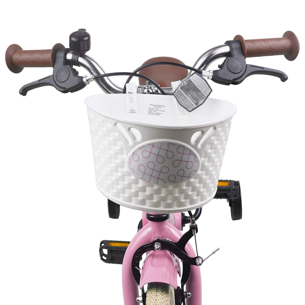 Bicicleta Infantil 12 Polegadas para 2-4 anos Rosa Claro — foto 5