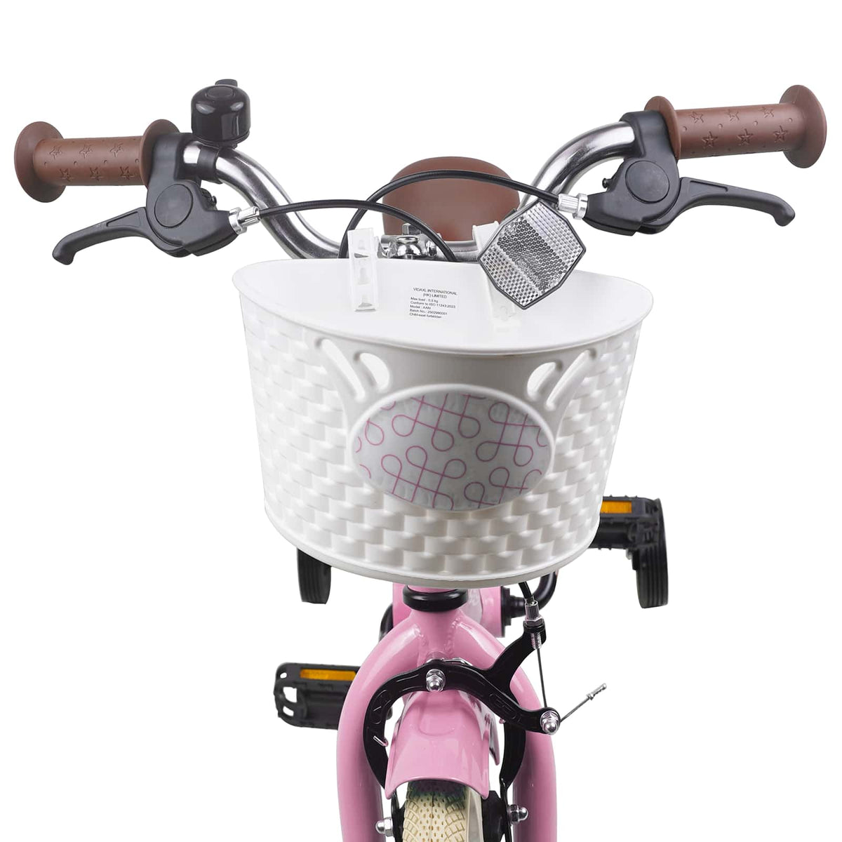 Bicicleta Infantil 12 Polegadas para 2-4 anos Rosa Claro — foto 5