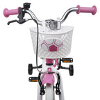 Bicicleta Infantil 12 Polegadas para 2-4 anos Rosa Claro — foto 5