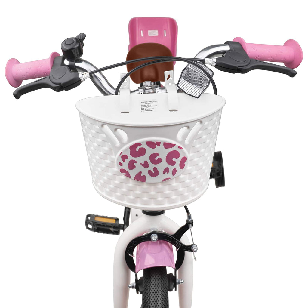 Bicicleta Infantil 12 Polegadas para 2-4 anos Rosa Claro — foto 5