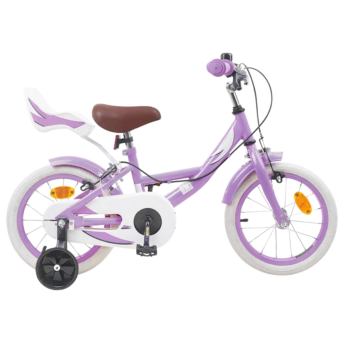 Bicicleta Infantil 12 Polegadas para 2-4 anos Roxo — foto 1