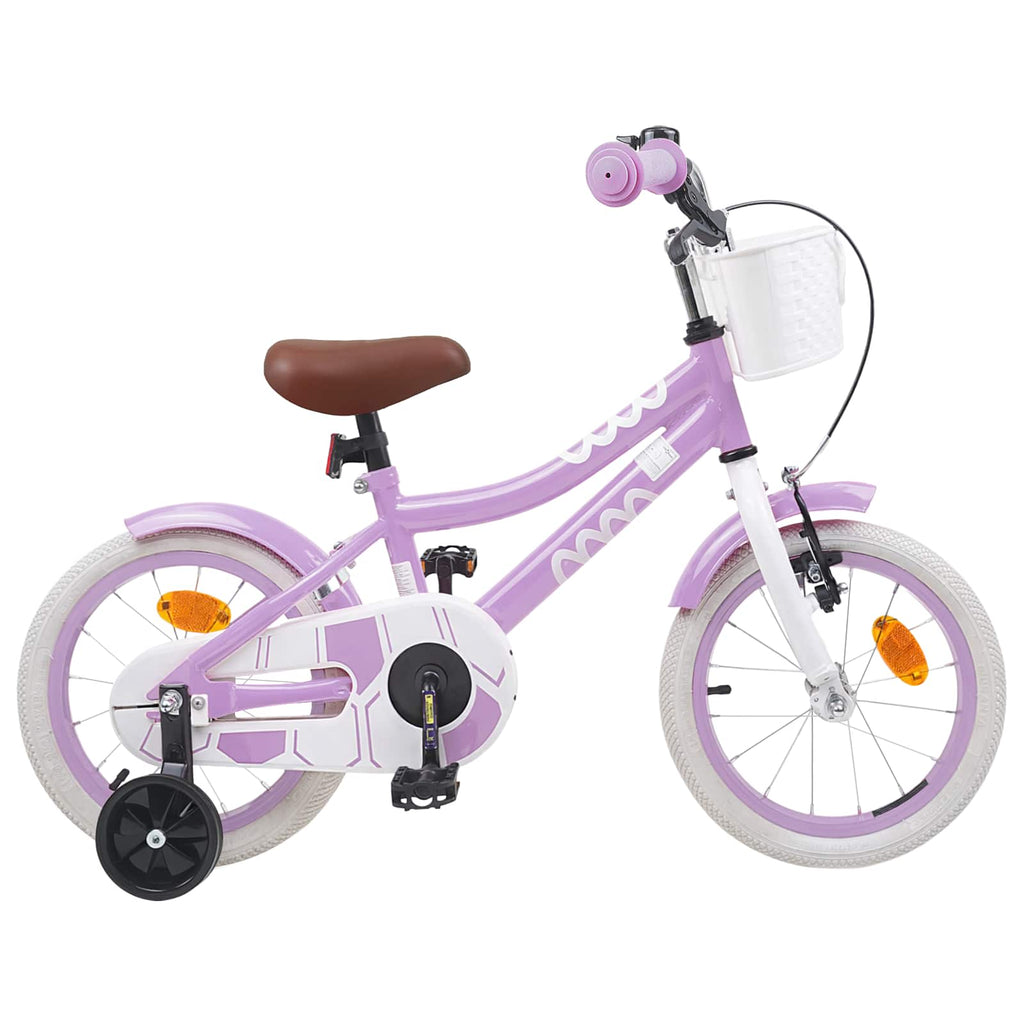 Bicicleta Infantil 12 Polegadas para 2-4 anos Roxo — foto 1
