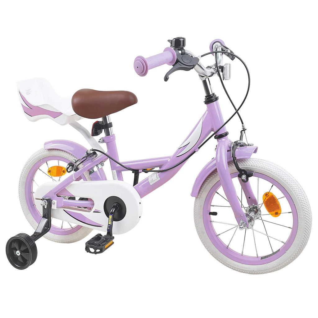 Bicicleta Infantil 12 Polegadas para 2-4 anos Roxo — foto 2