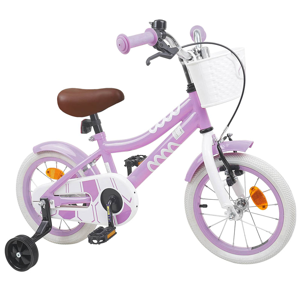 Bicicleta Infantil 12 Polegadas para 2-4 anos Roxo — foto 2