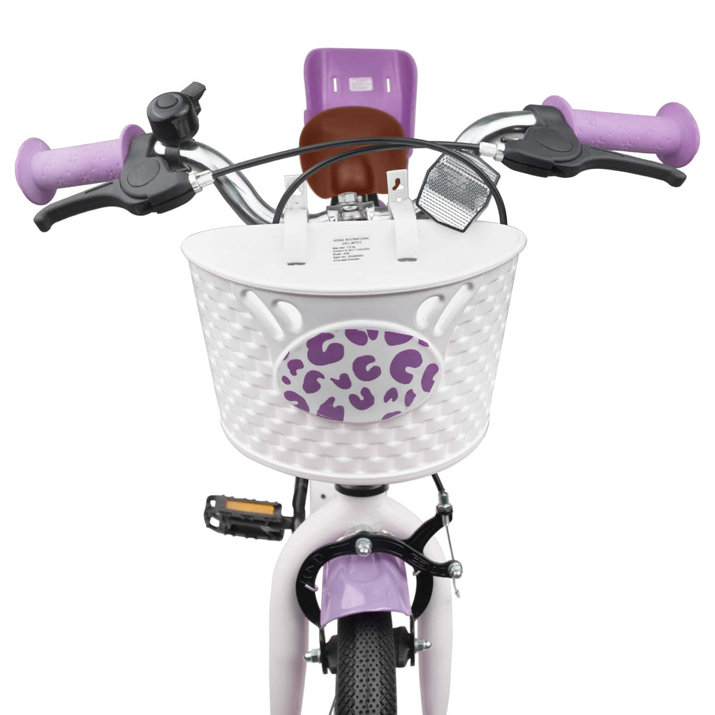 Bicicleta Infantil 12 Polegadas para 2-4 anos Roxo — foto 5