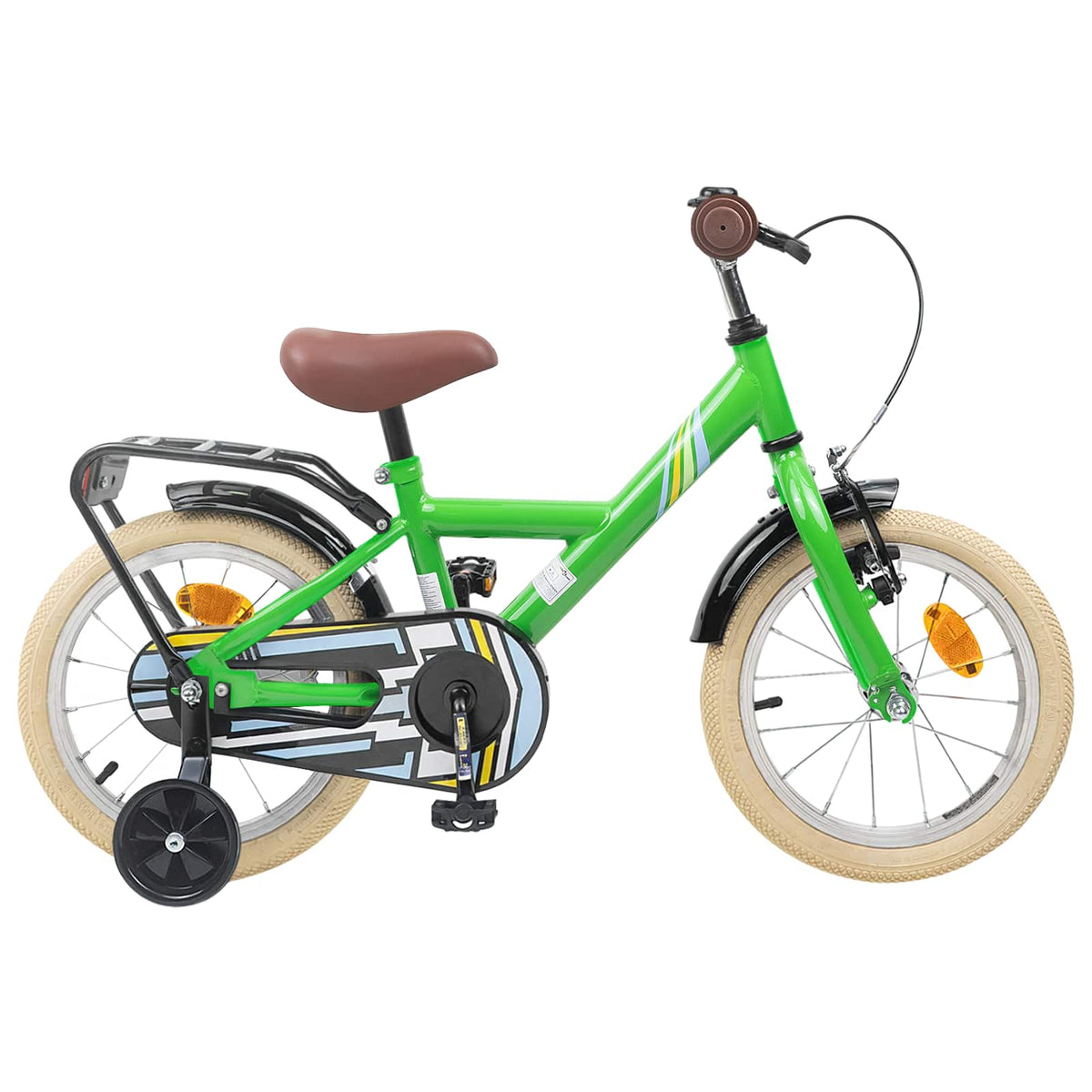 Bicicleta Infantil 12 Polegadas para 2-4 anos Verde — foto 1