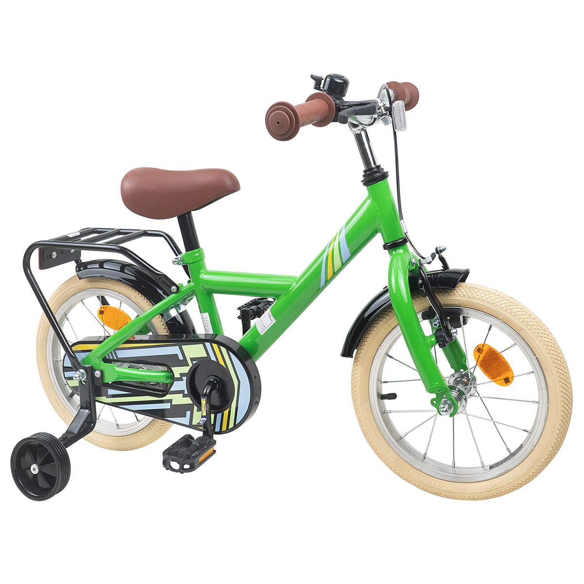 Bicicleta Infantil 12 Polegadas para 2-4 anos Verde — foto 2