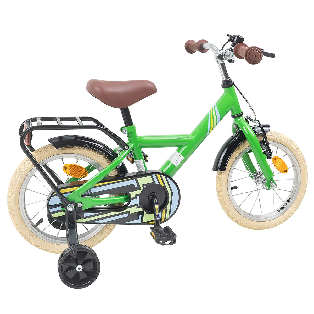 Bicicleta Infantil 12 Polegadas para 2-4 anos Verde — foto 3