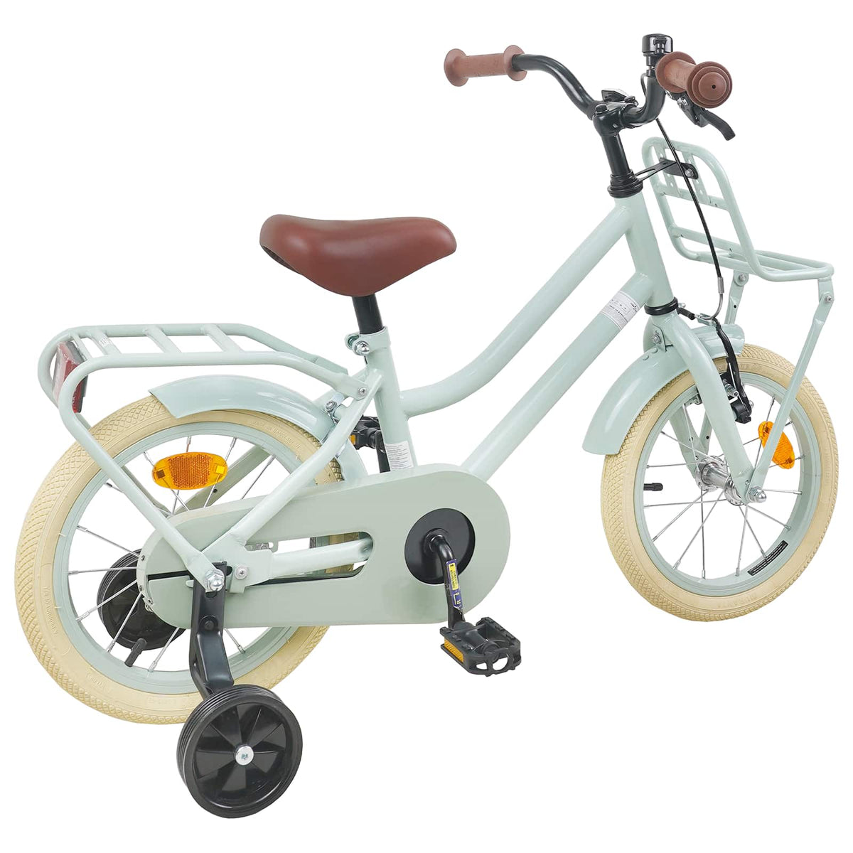 Bicicleta Infantil 12 Polegadas para 2-4 anos Verde Claro — foto 3
