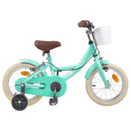 Bicicleta Infantil 12 Polegadas para 2-4 anos Verde do Mar — foto 1