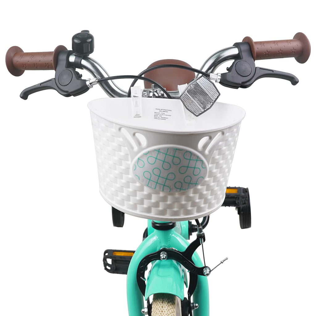 Bicicleta Infantil 12 Polegadas para 2-4 anos Verde do Mar — foto 5