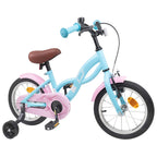 Bicicleta Infantil 14 Polegadas para 3-5 anos Azul-Claro — foto 2