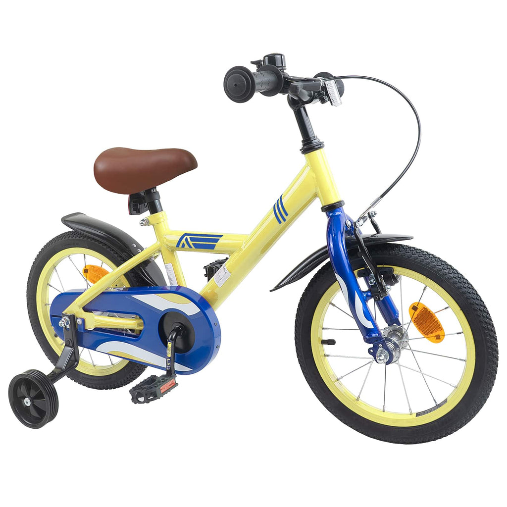 Bicicleta Infantil 14 Polegadas para 3 a 5 anos Amarelo — foto 2