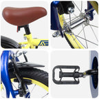 Bicicleta Infantil 14 Polegadas para 3 a 5 anos Amarelo — foto 4