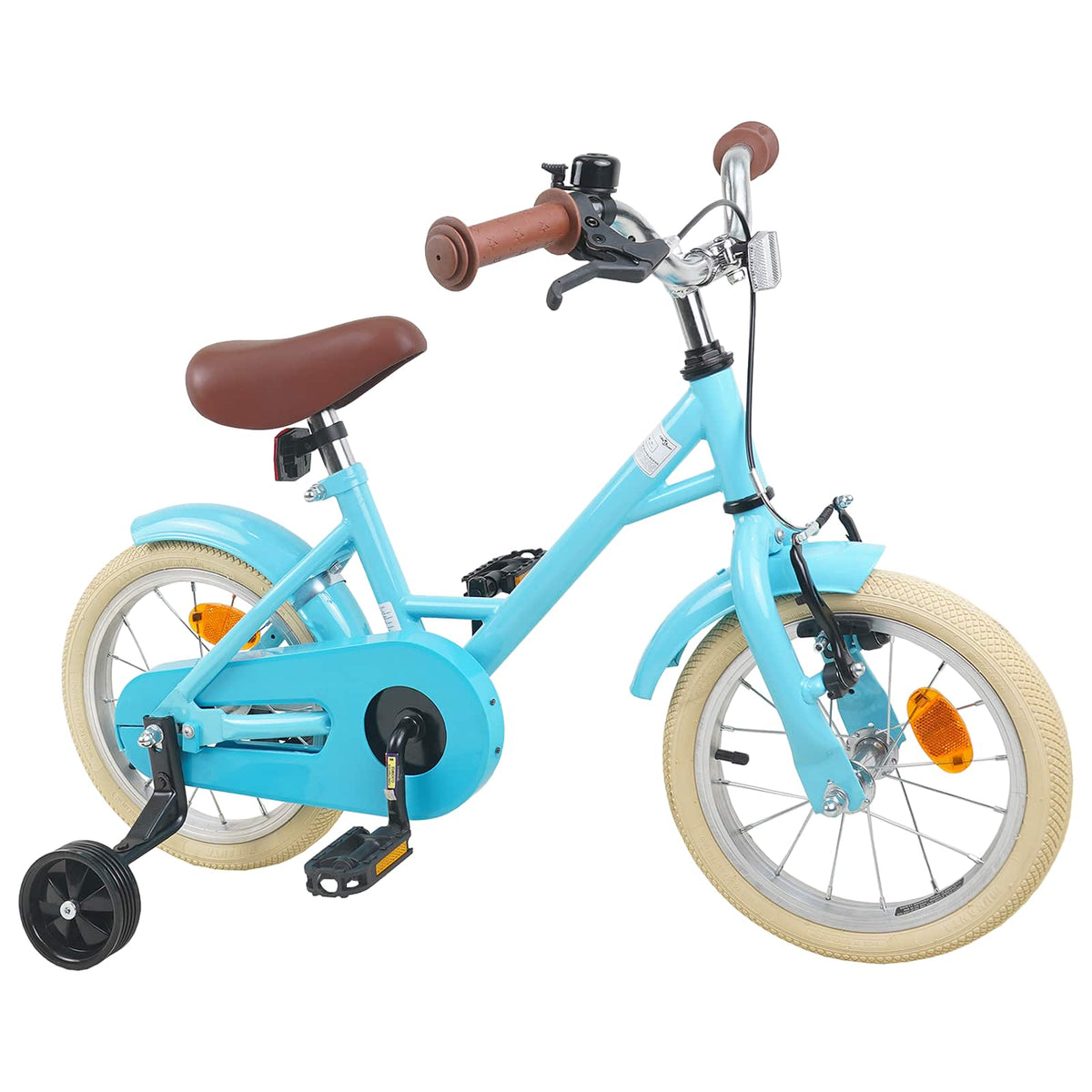 Bicicleta Infantil 14 Polegadas para 3 a 5 anos Azul-Claro — foto 2