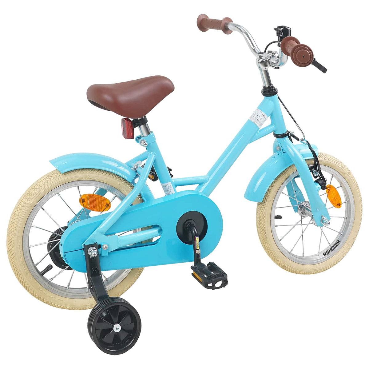 Bicicleta Infantil 14 Polegadas para 3 a 5 anos Azul-Claro — foto 3