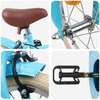 Bicicleta Infantil 14 Polegadas para 3 a 5 anos Azul-Claro — foto 4